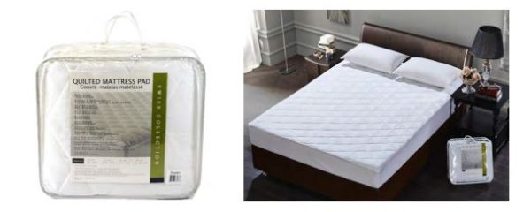 Waterproof Bed Cover Quilted Embossed Mattress Protector