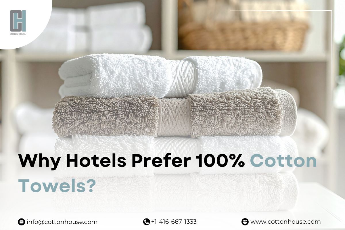 Why Hotels Prefer 100% Cotton Towels
