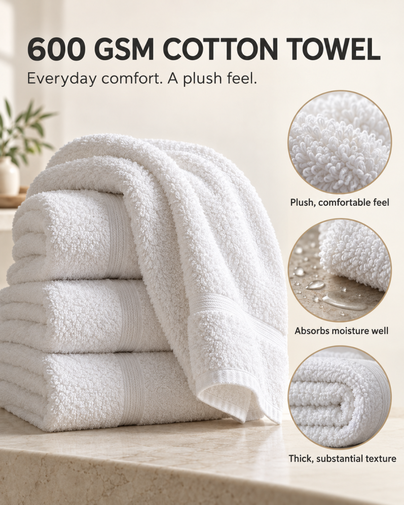 600 GSM TOWELS