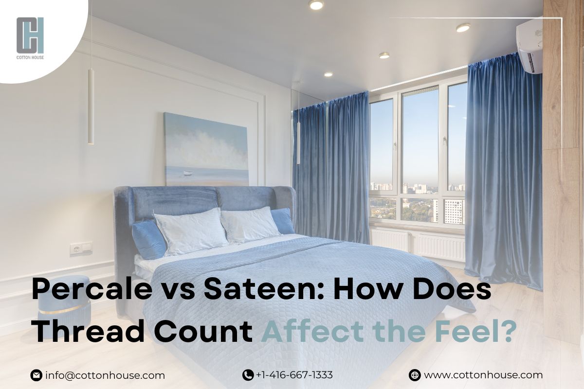 Percale vs Sateen How Does Thread Count Affect the Feel Percale vs Sateen: How Does Thread Count Affect the Feel?